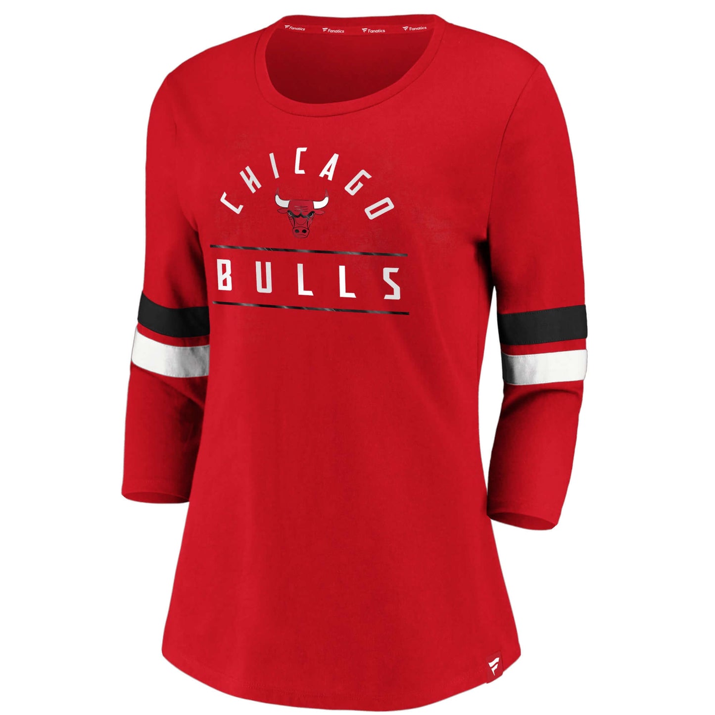 Chicago Bulls Fanatics Brand Women's Baseball Flashy Tee - Red