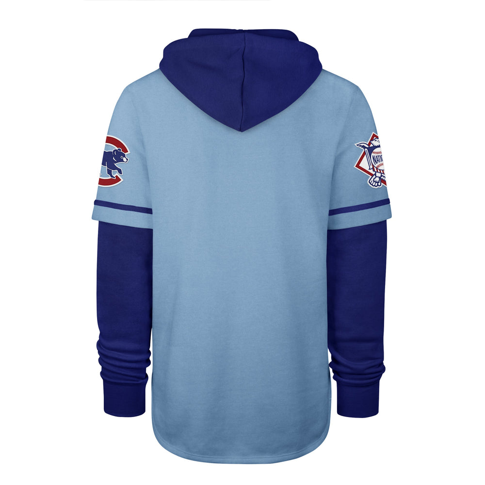 Men's '47 Royal Buffalo Bills Throwback Lacer Pullover Hoodie