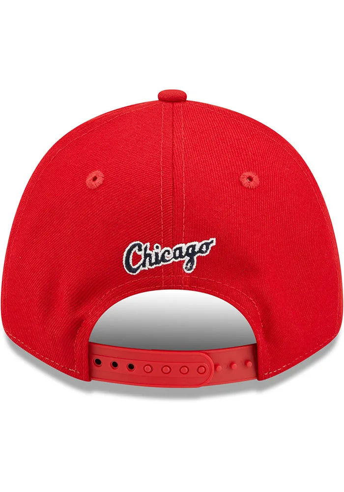 NEW ERA CHICAGO WHITE SOX 2022 4TH OF JULY 9FORTY ADJUSTABLE HAT - RED