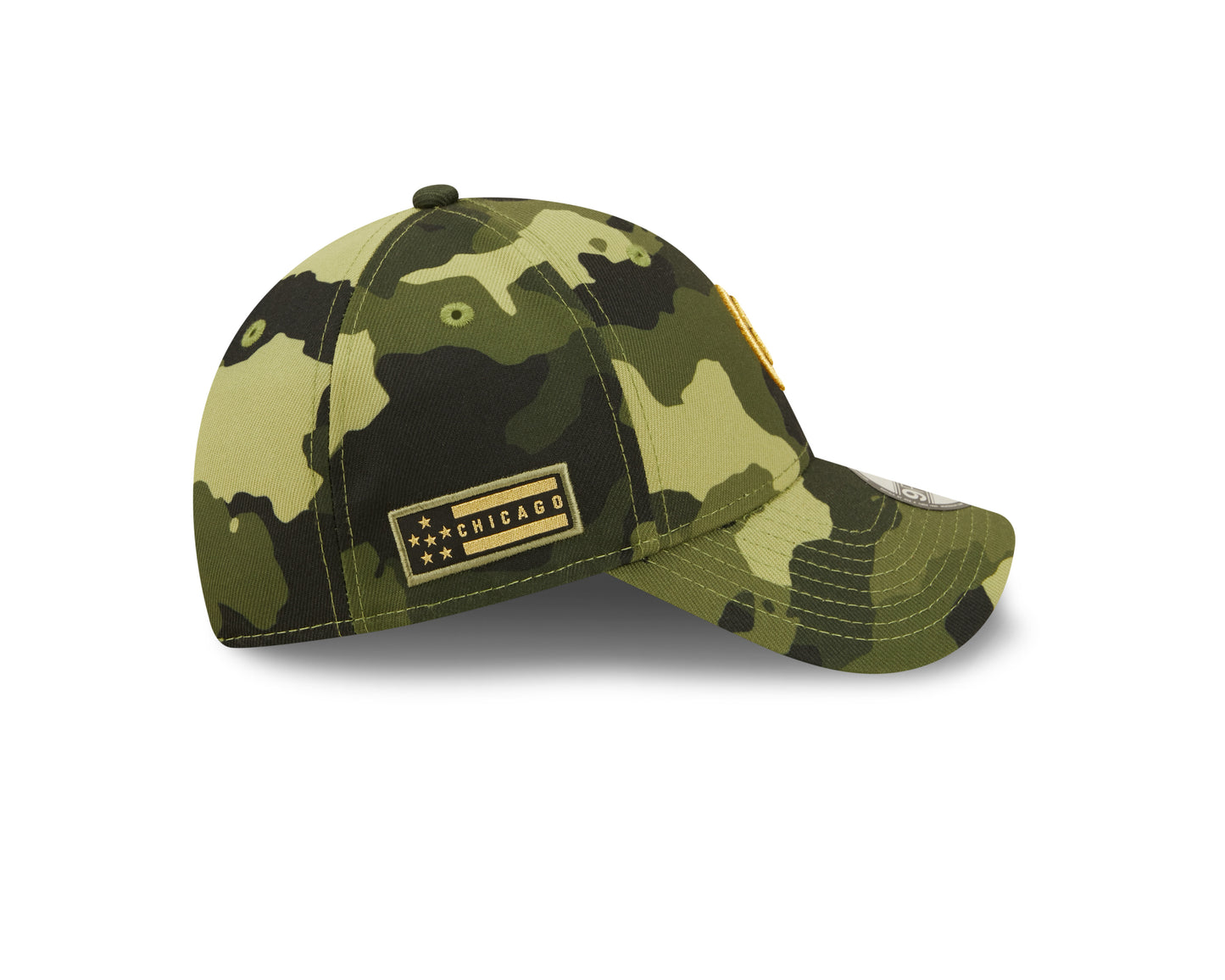 Chicago Cubs New Era 2022 Armed Forces Day 9FORTY Adjustable Cap - Camo