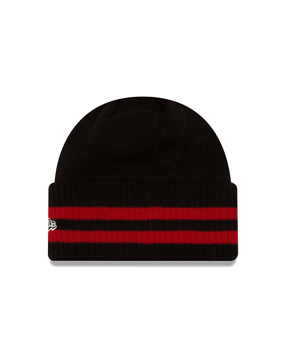 NHL Chicago Blackhawks 2 Striped Remix Knit Beanie, One Size, Black