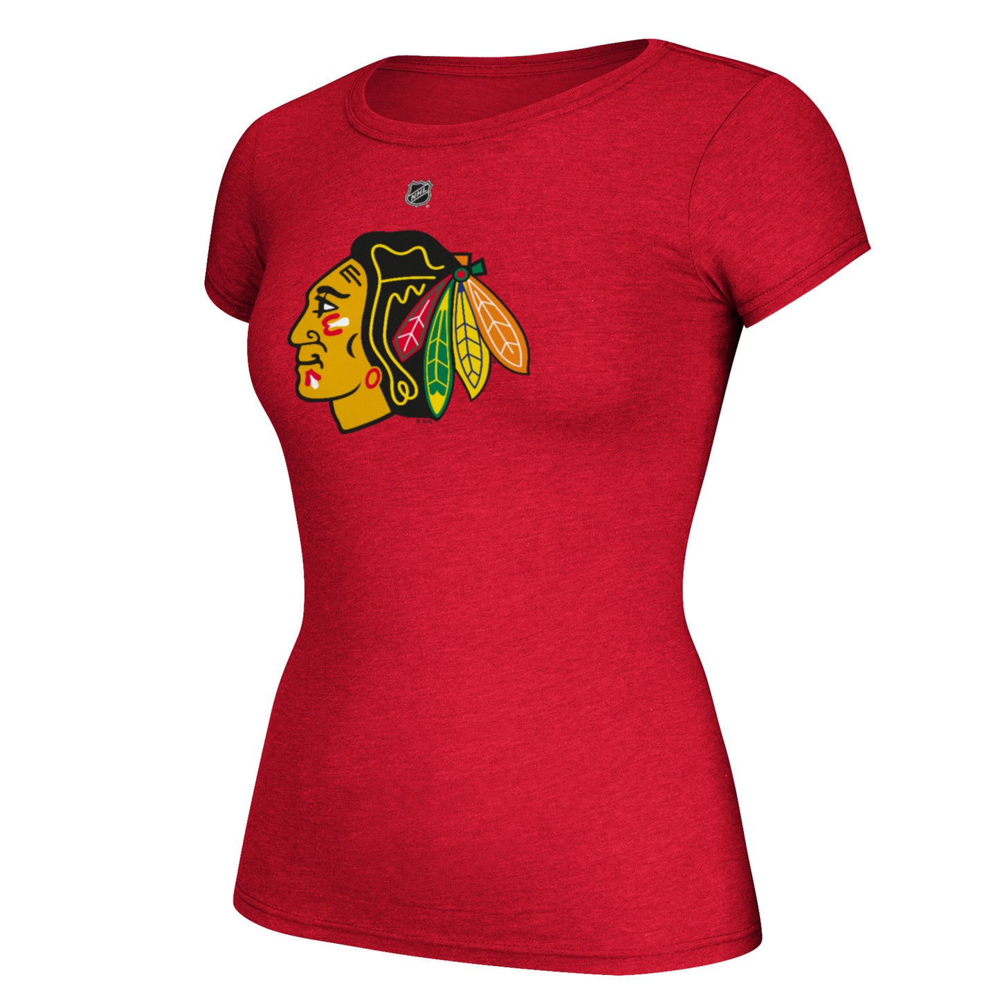 Women's Chicago Blackhawks Jonathan Toews #19 Cap Sleeve T-Shirt NHL Reebok Tee