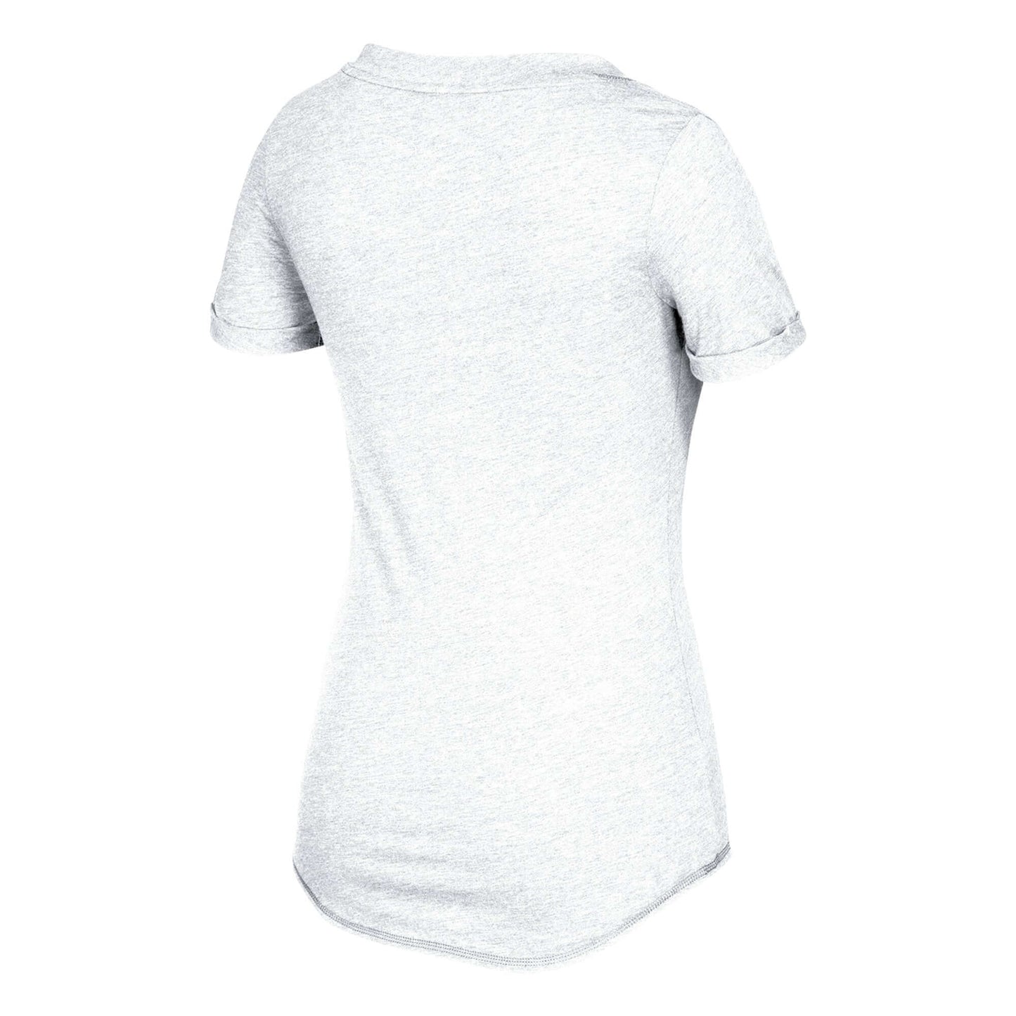 Chicago Blackhawks CCM Skate lace Sweep V-Neck Tee, NHL White Heathered