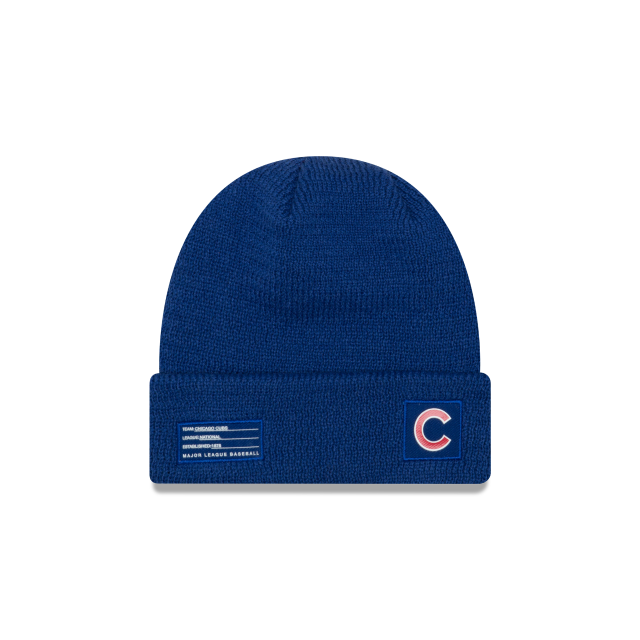 Chicago Cubs New Era Sport Royal Blue on Field Knit Hat beanie