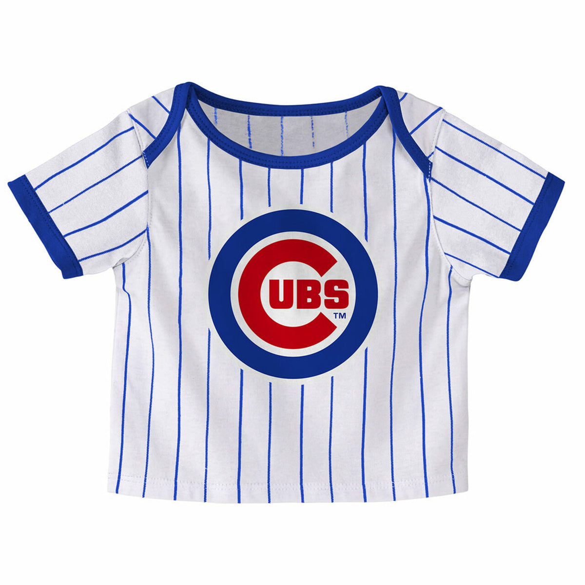 New era Team Logo Chicago Cubs Short Sleeve T-Shirt White