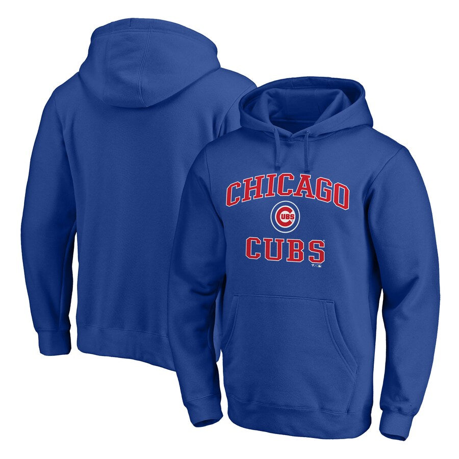 Men's Fanatics Branded Royal Chicago Cubs Heart & Soul Pullover Hoodie