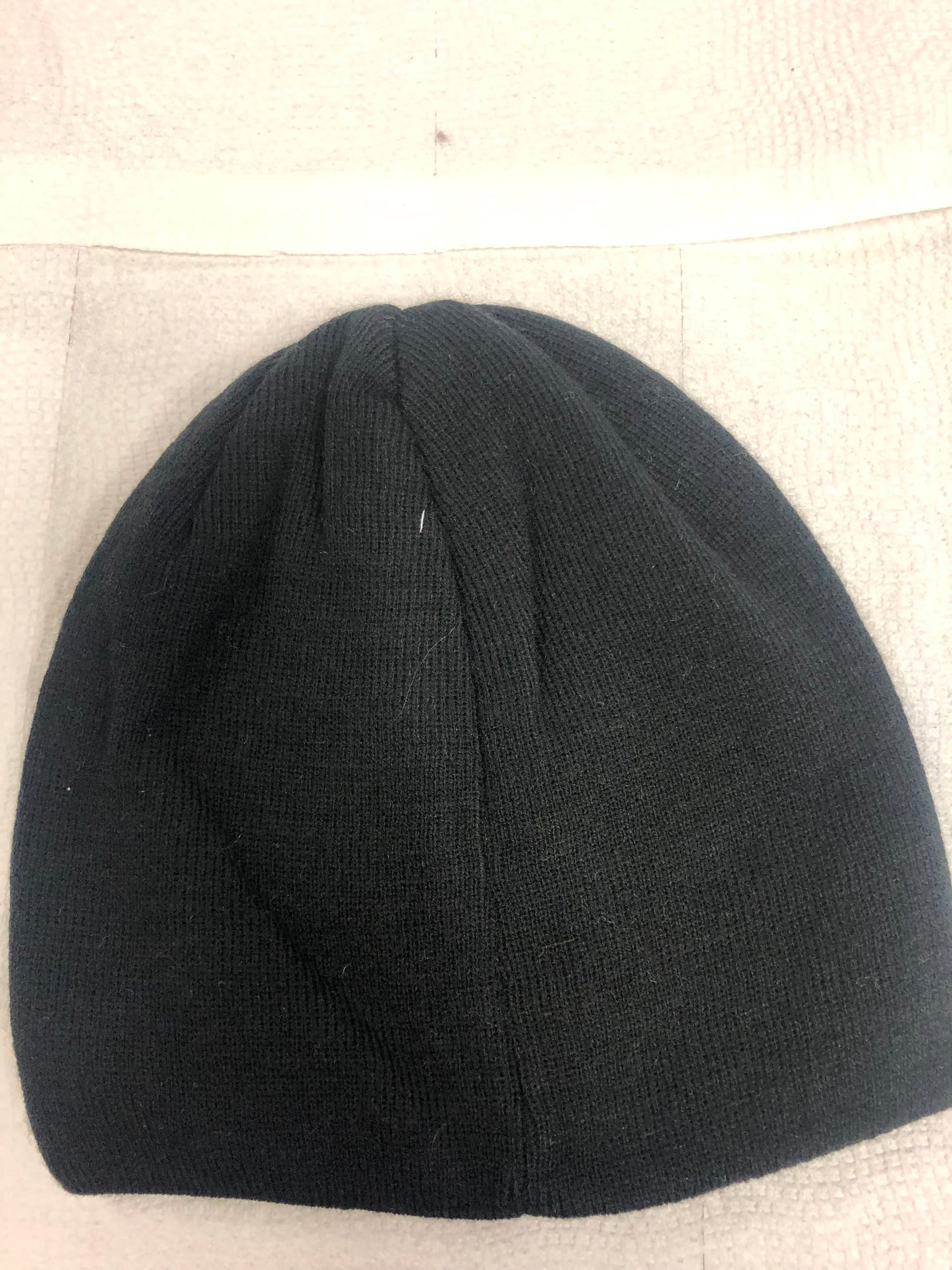 Polska Knit Winter Hat -Black With Eagle- Made in Poland