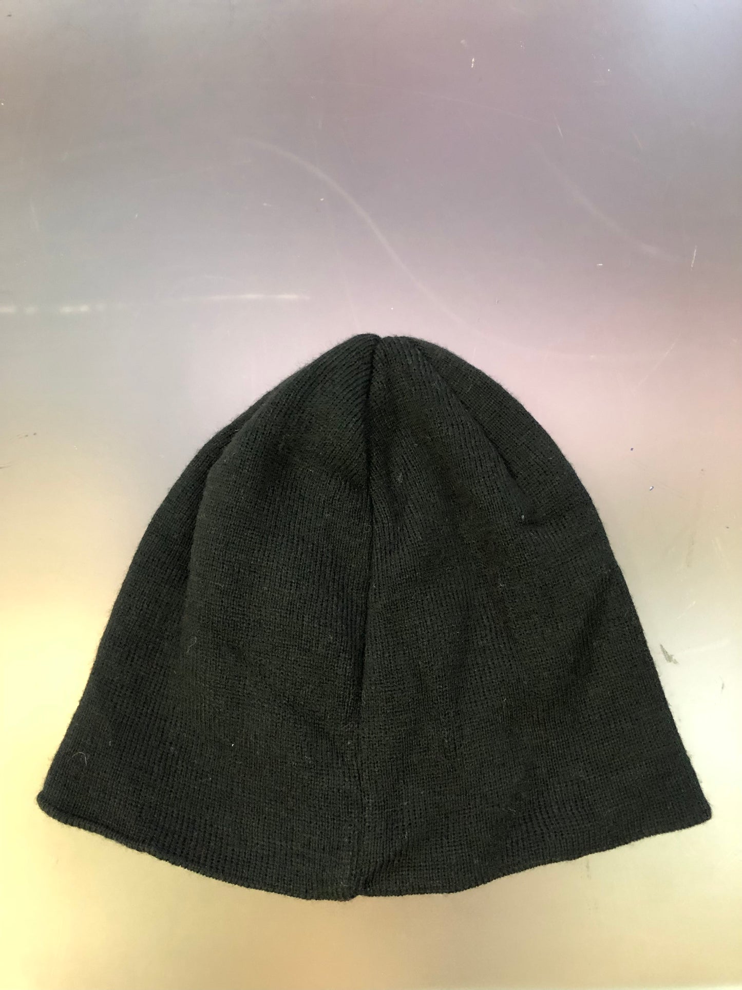 Polska Knit Winter Hat -Black With Eagle- Made in Poland
