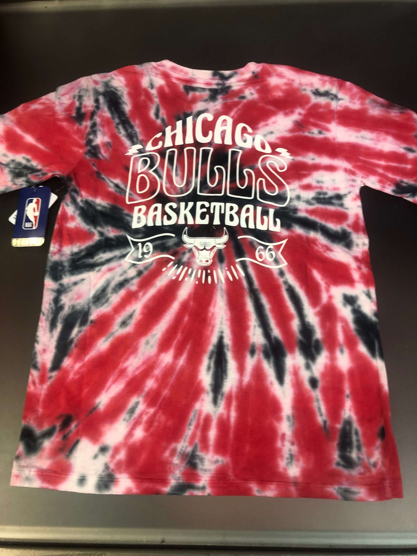 Chicago Bulls Youth Tie Dye T-Shirt