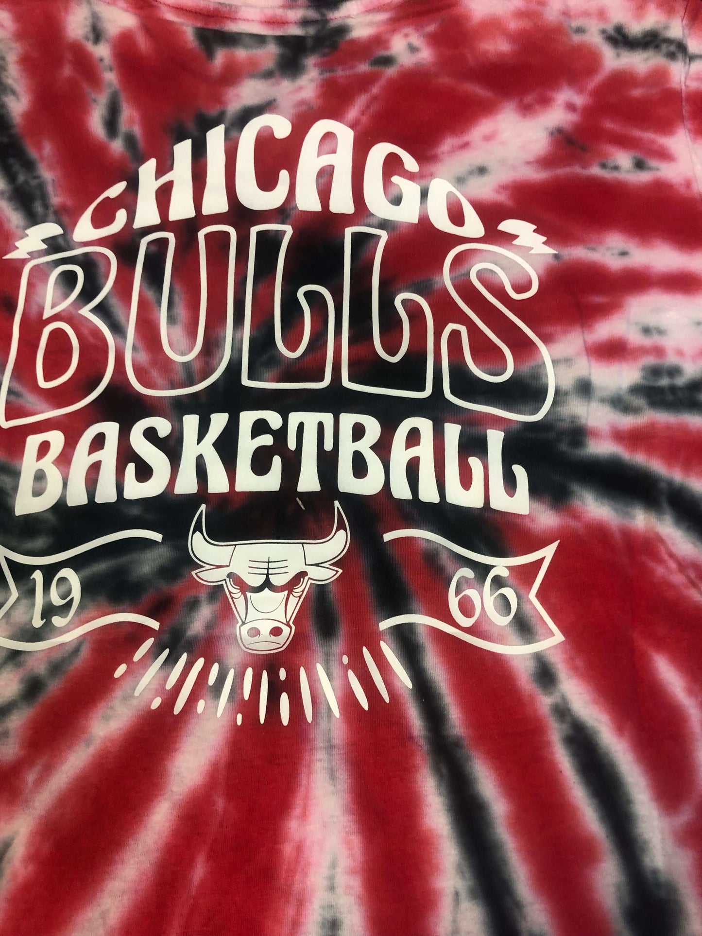 Chicago Bulls Youth Tie Dye  T-Shirt