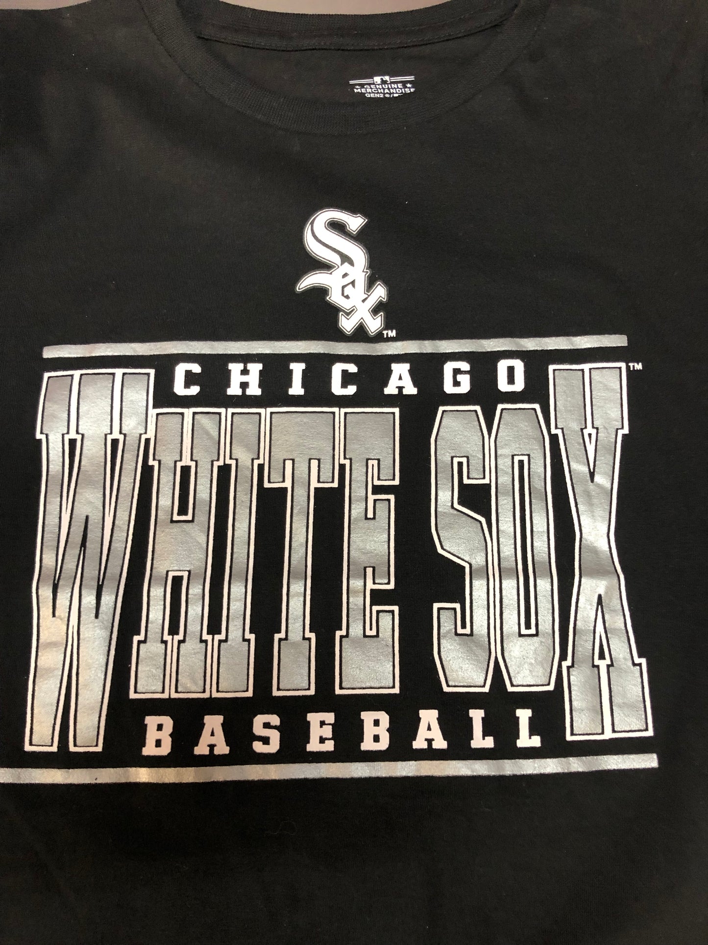 Chicago White Sox New Era Women's Scoop-Neck Racerback Tank Top - Heathered