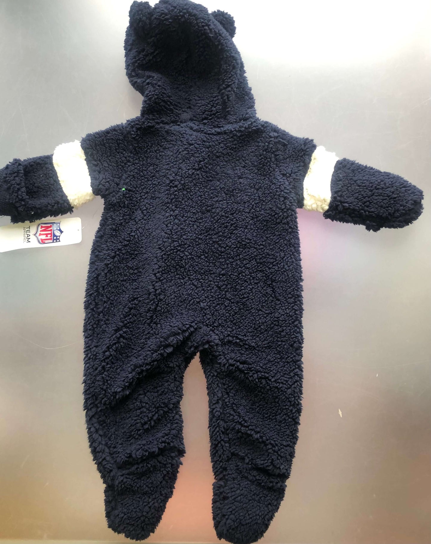 Chicago Bears NFL Infant Game Nap Teddy Fleece- Dark Blue