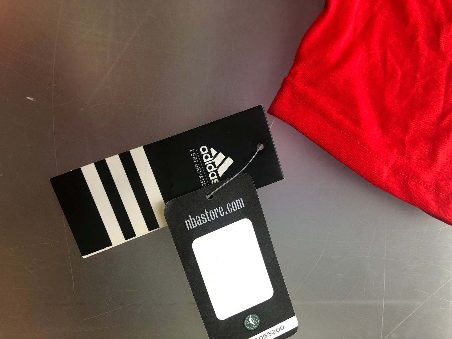 Kids Adidas Chicago Bulls Ultimate S/S NBA Fan Basketball Tee - Red