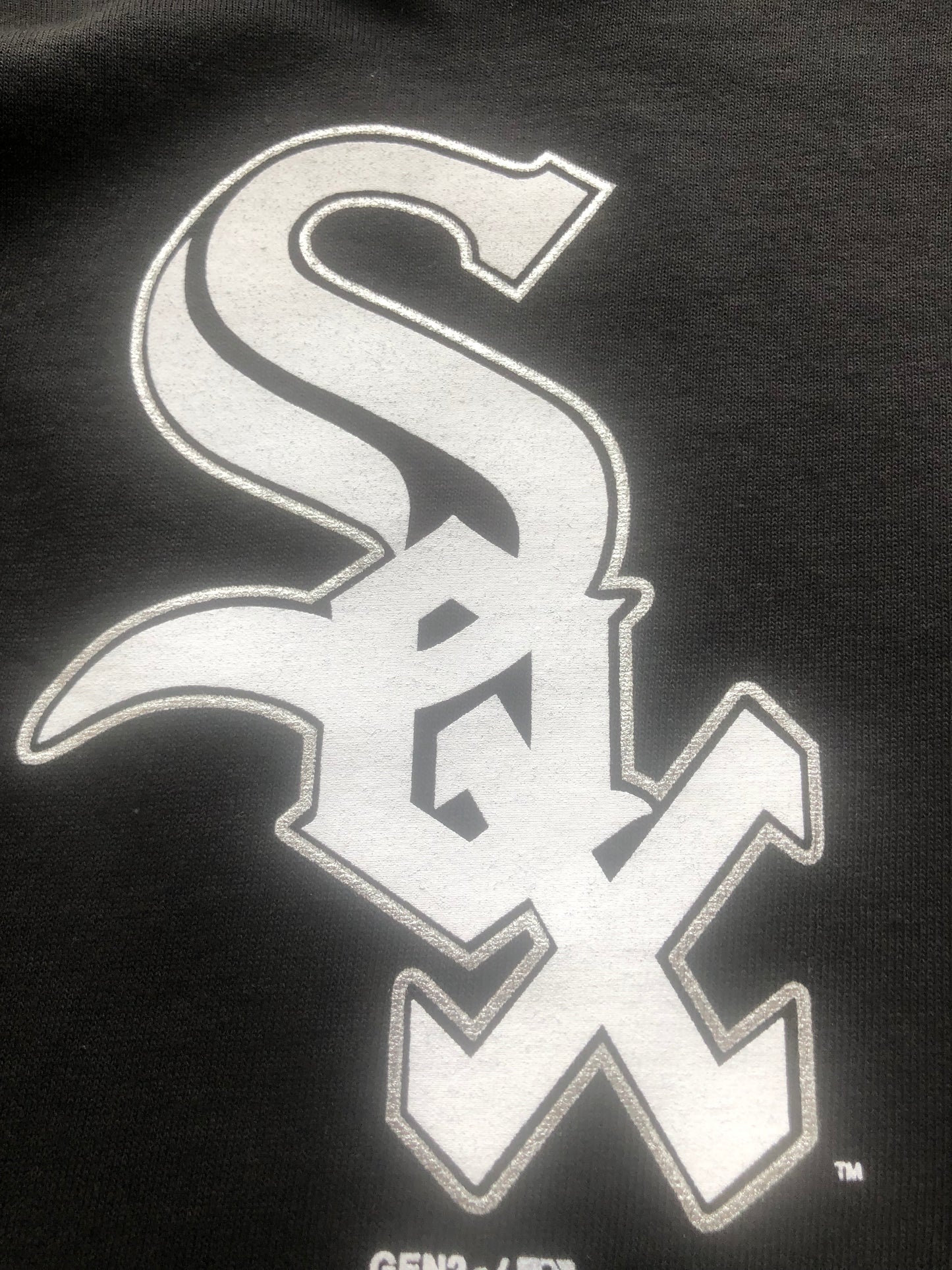 Kids Chicago White Sox Primary LOGO  Long-sleeve Shirt