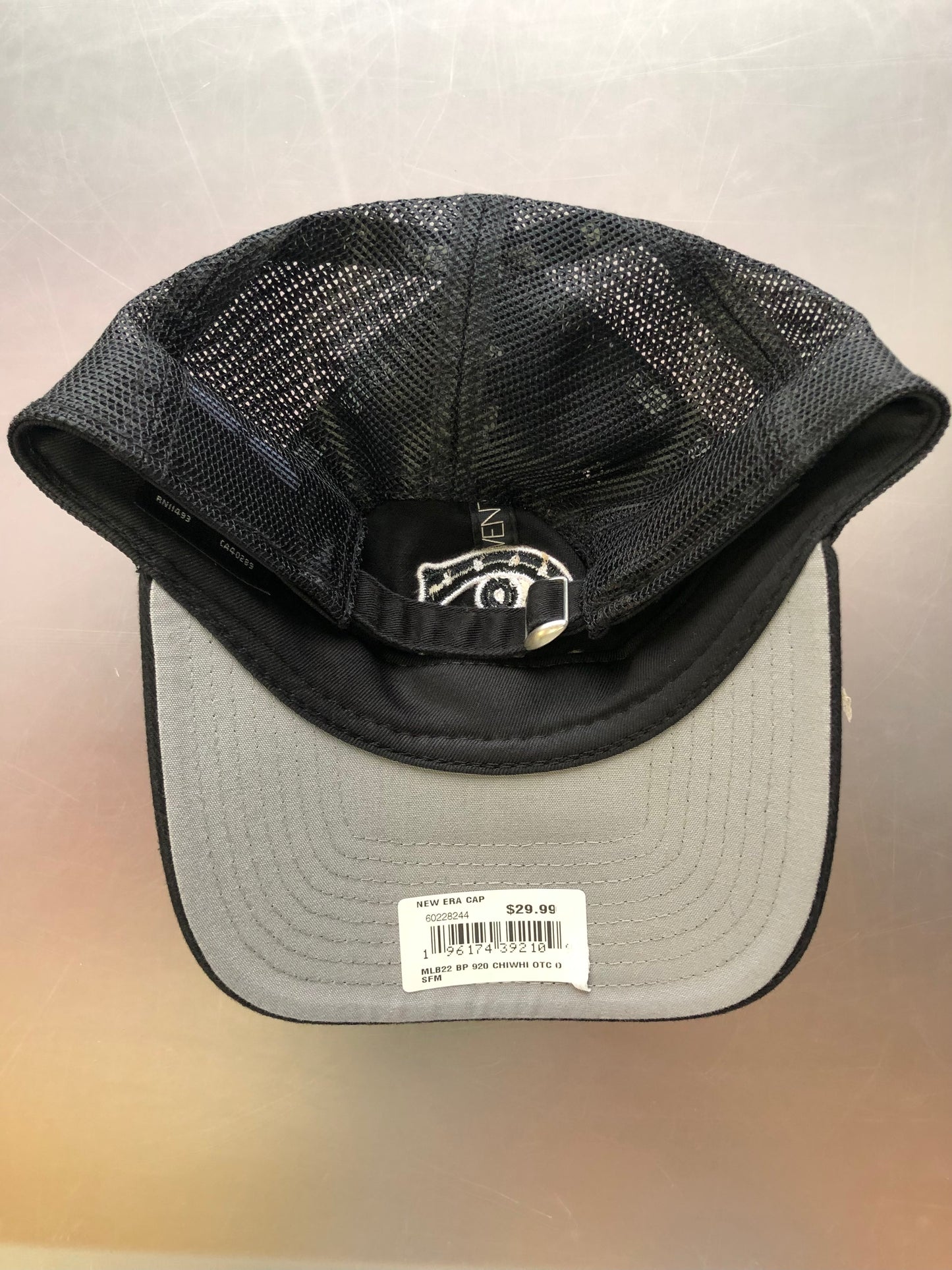 Chicago White Sox New Era 9TWENTY Adjustable Hat - Black