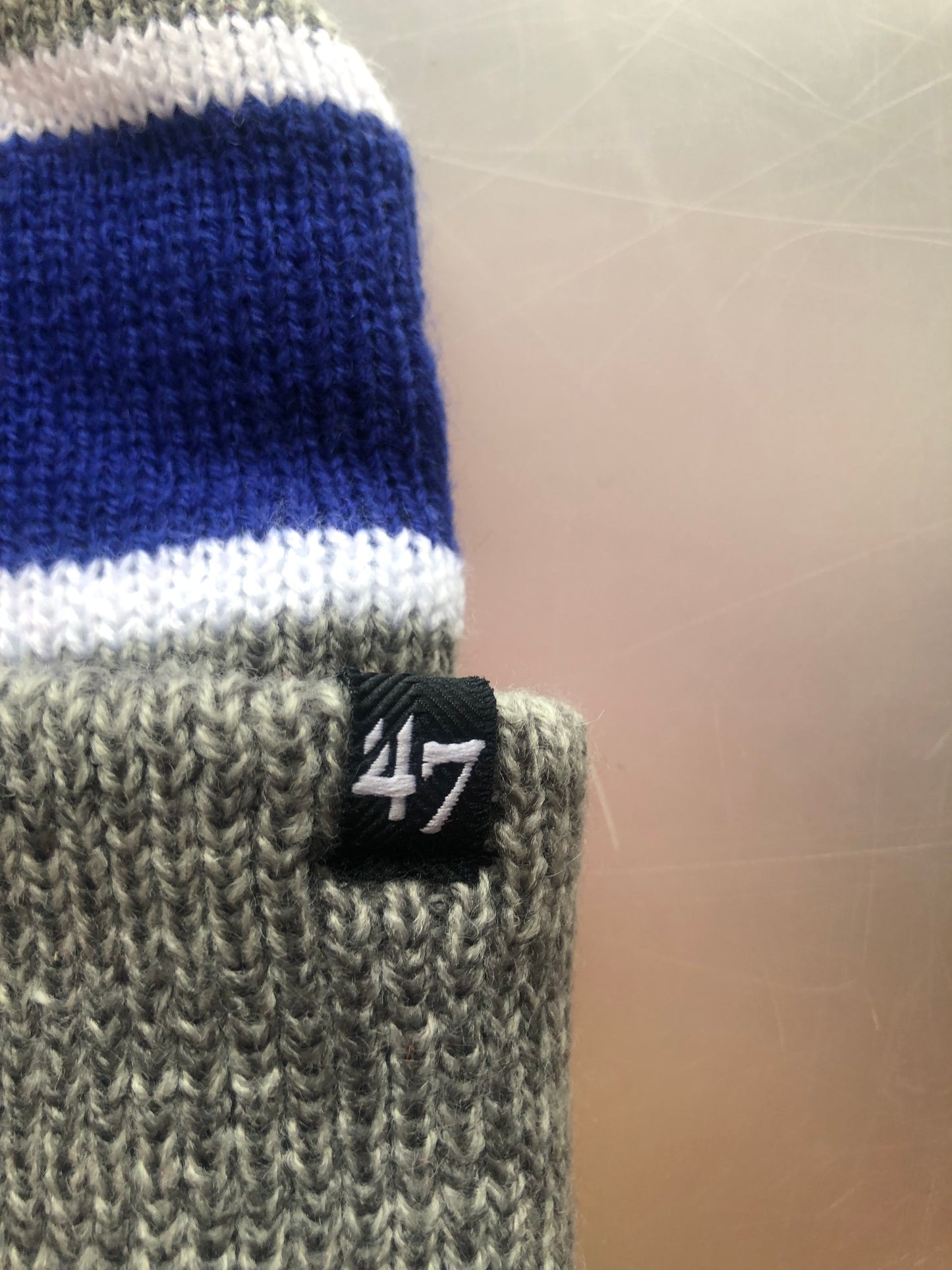 Cubs Dark Grey Cuff Knit Hat