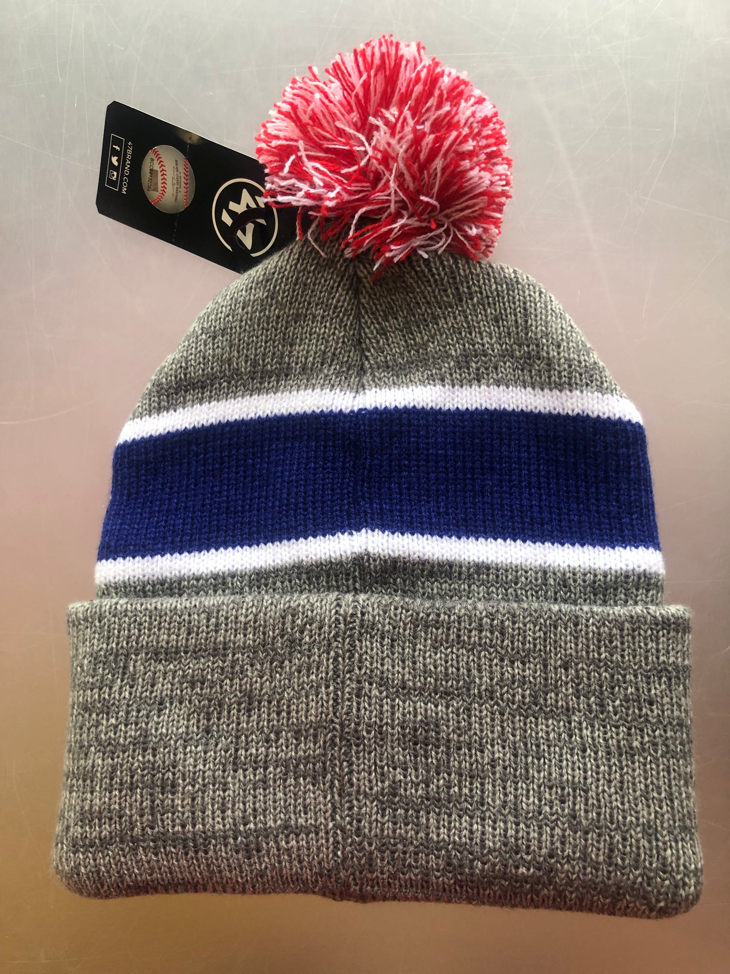 Cubs Dark Grey Cuff Knit Hat