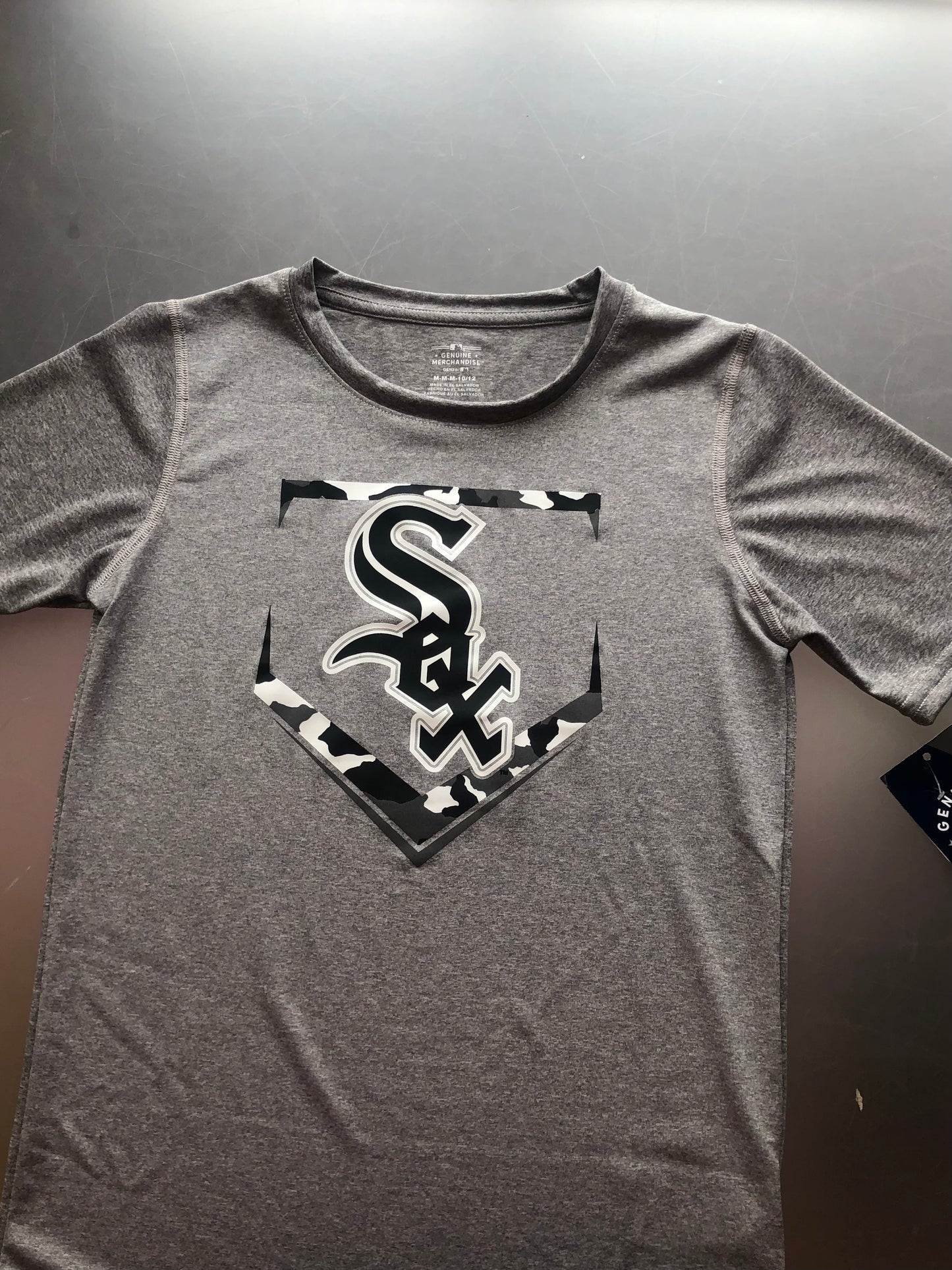 Chicago White Sox Youth Grey Shorts Sleeve T-shirts