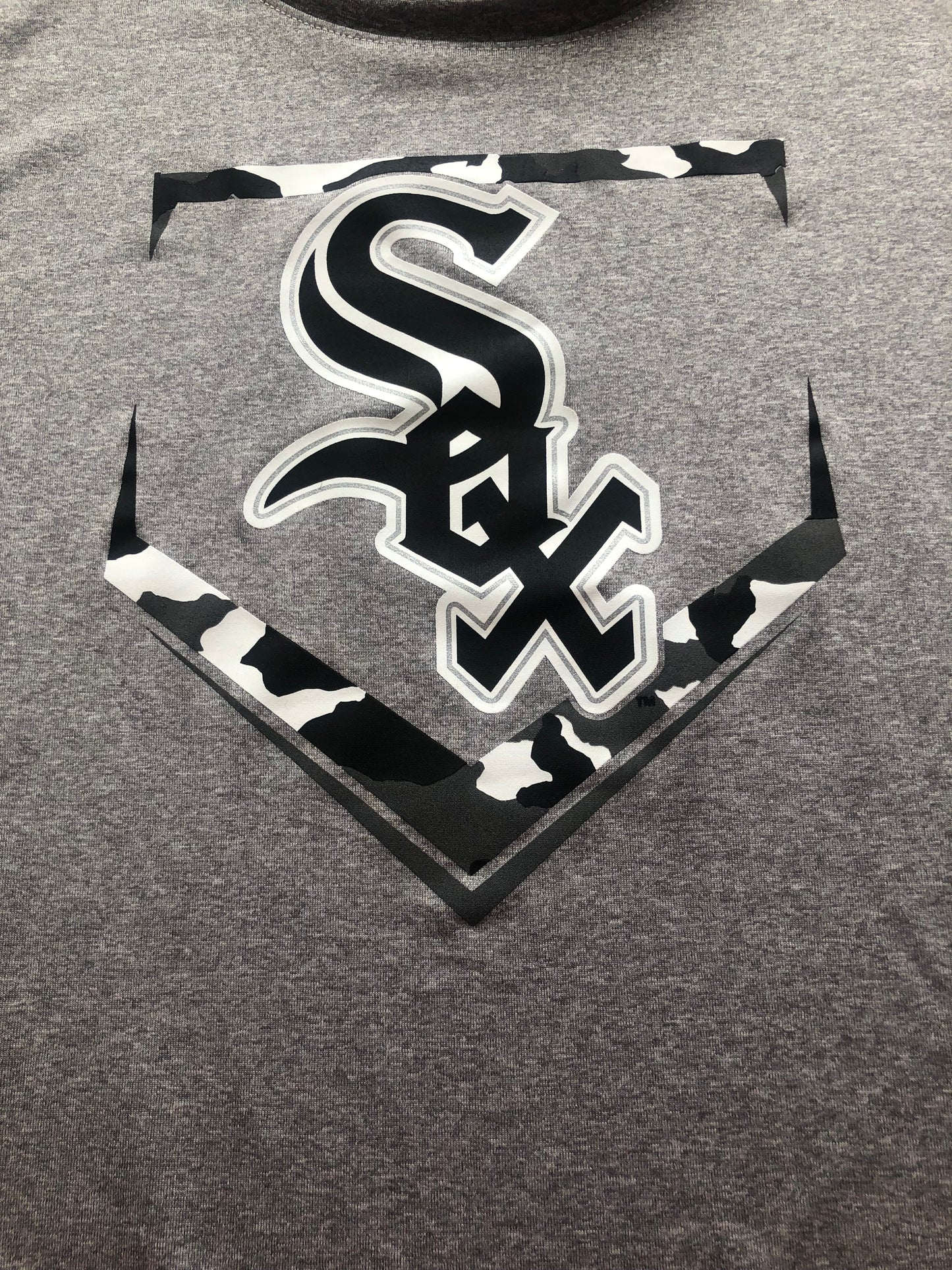 Chicago White Sox Youth Grey Shorts Sleeve T-shirts