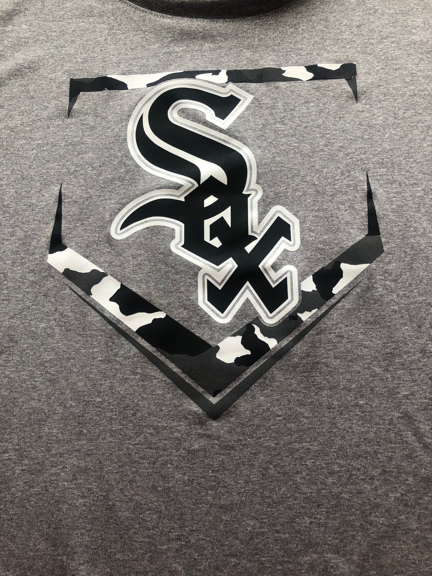 Chicago White Sox  Youth Grey  Shorts Sleeve T-shirts