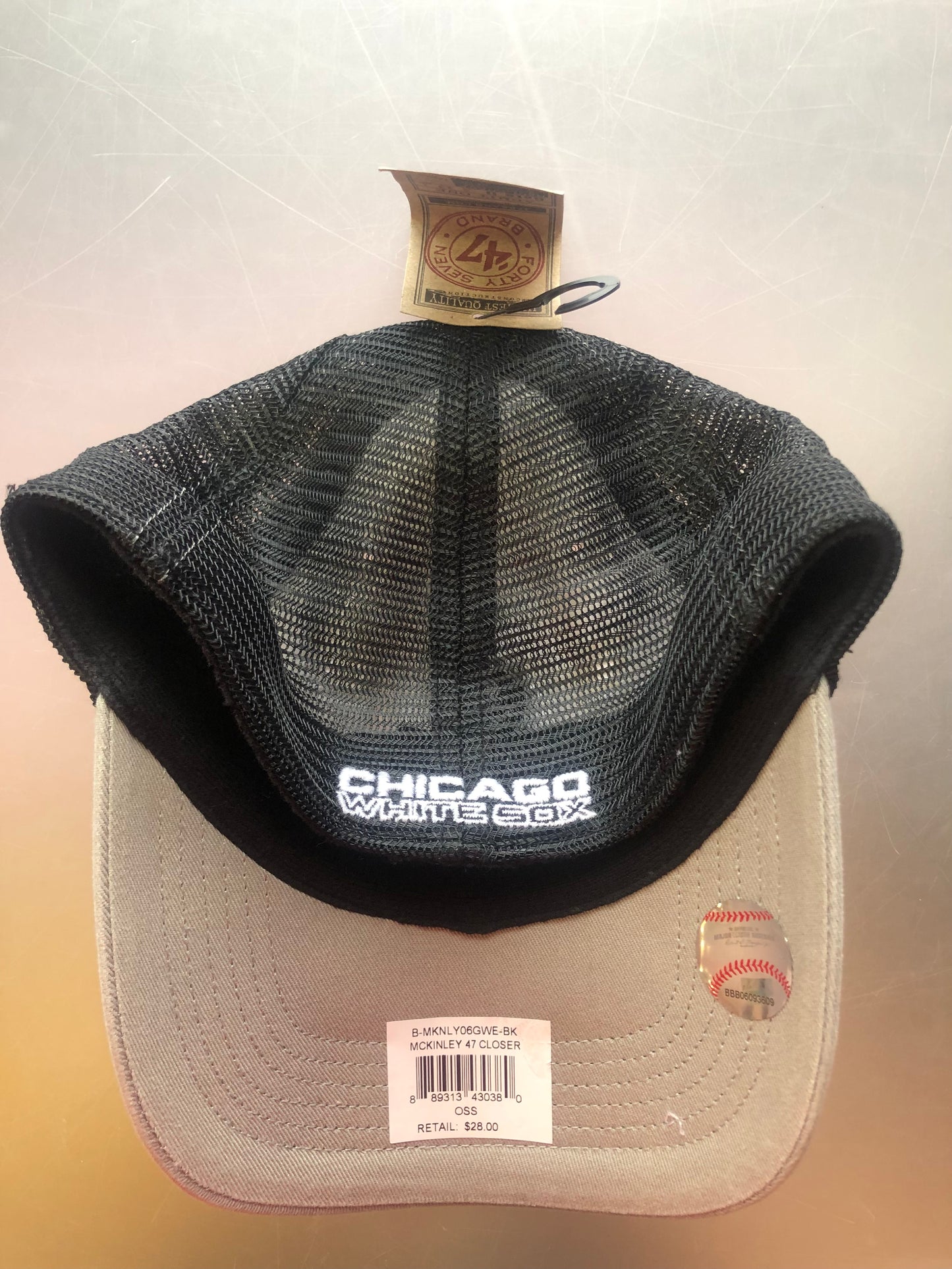 White Sox Mckinle 47 Brand Closer One Size Stretch FIT