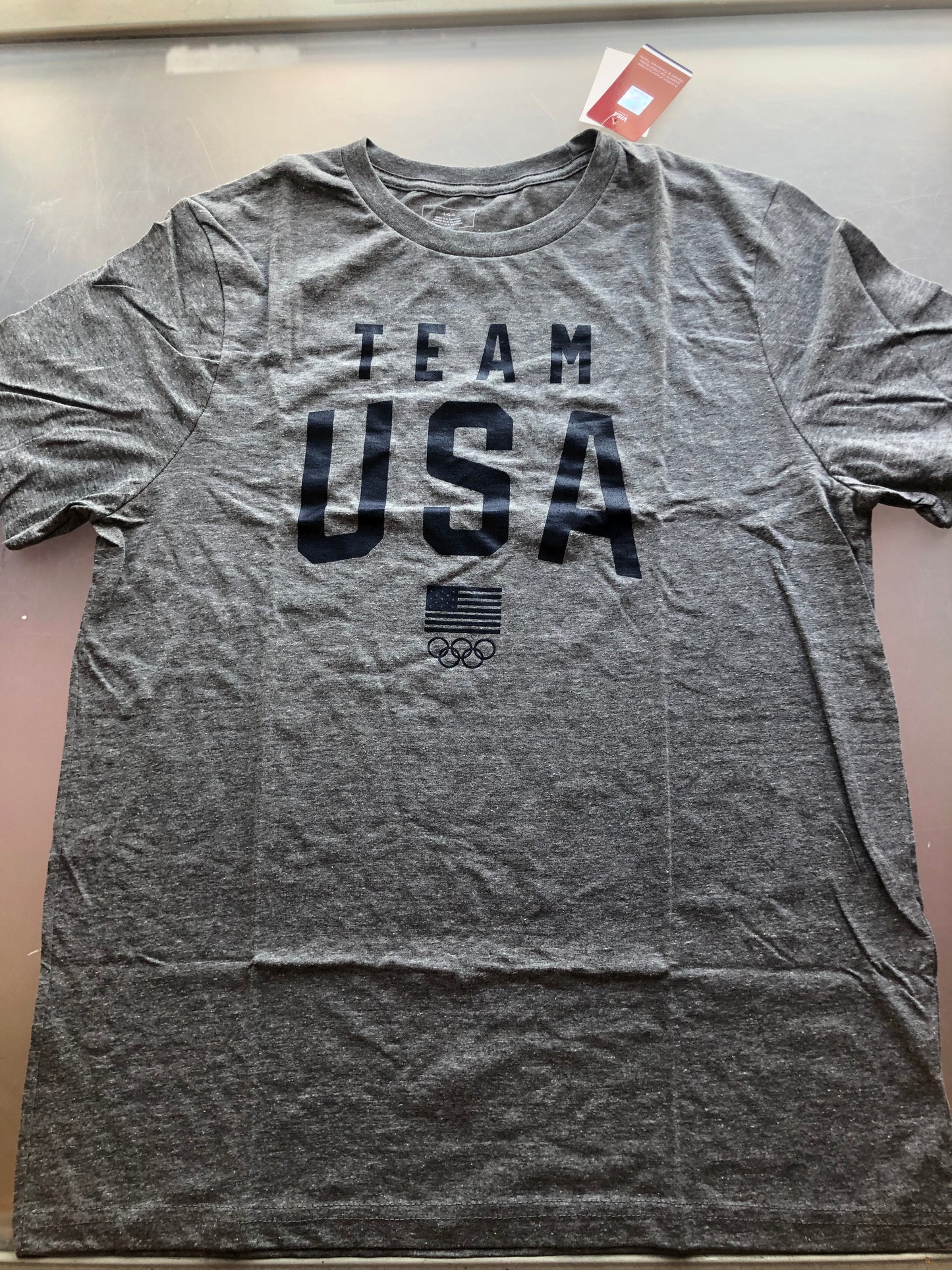 Team USA Olympics Men's Team T-shirt - Gray
