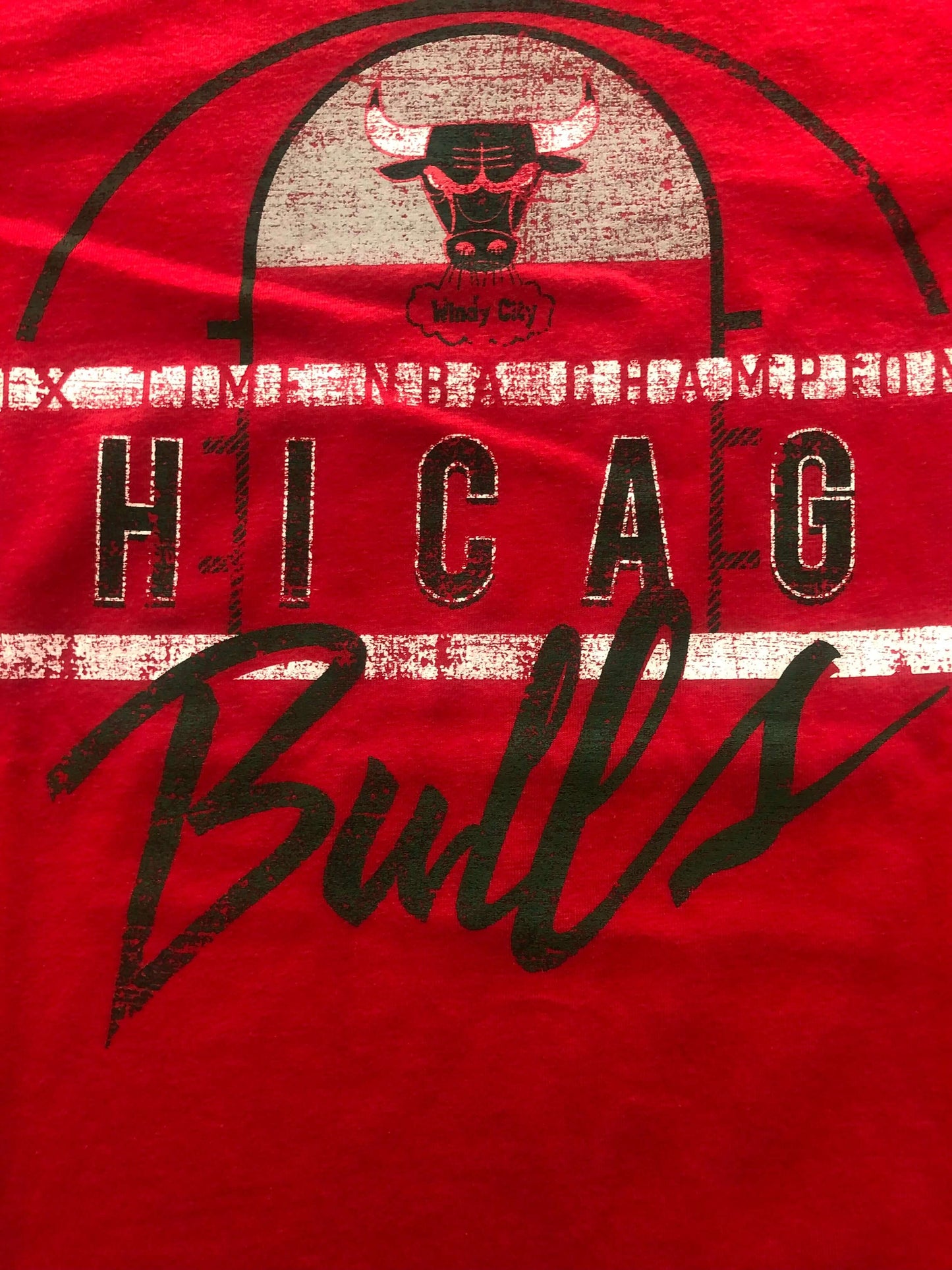 Chicago Bulls Youth  RED   T-shirts