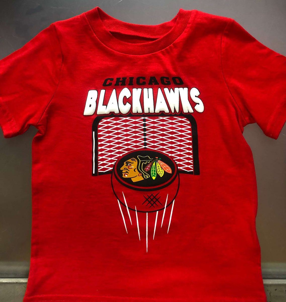 Lot of 2 Kids' Chicago Blackhawks Shirts, Size S
