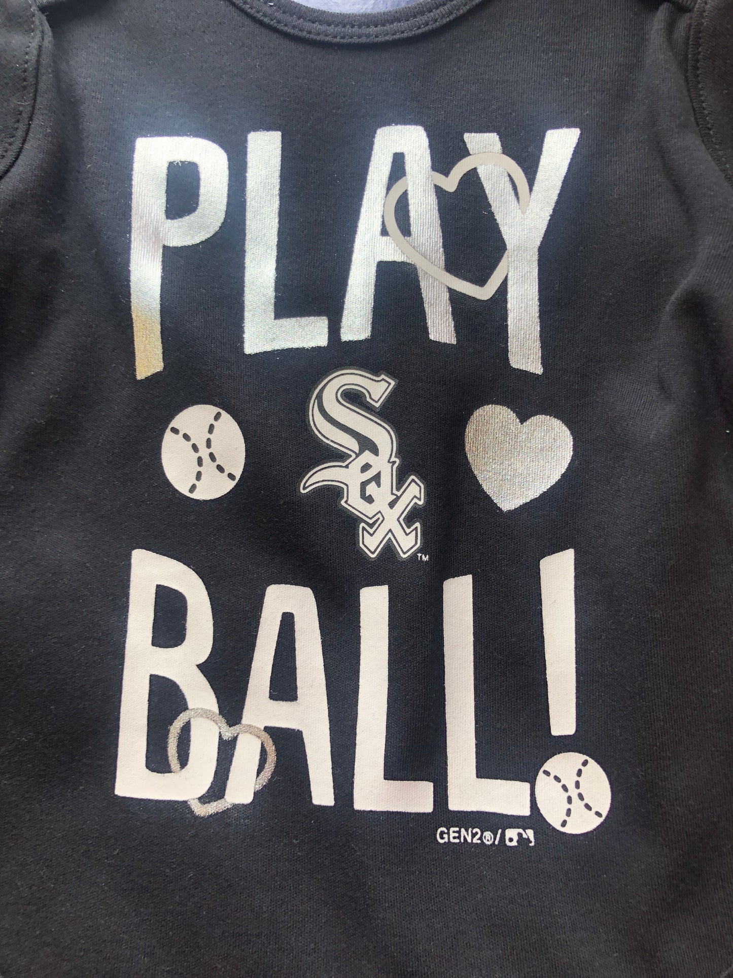 Chicago White Sox 9-12M, 12-28M, 18-24M Infant Girls 3-Piece Creeper Set