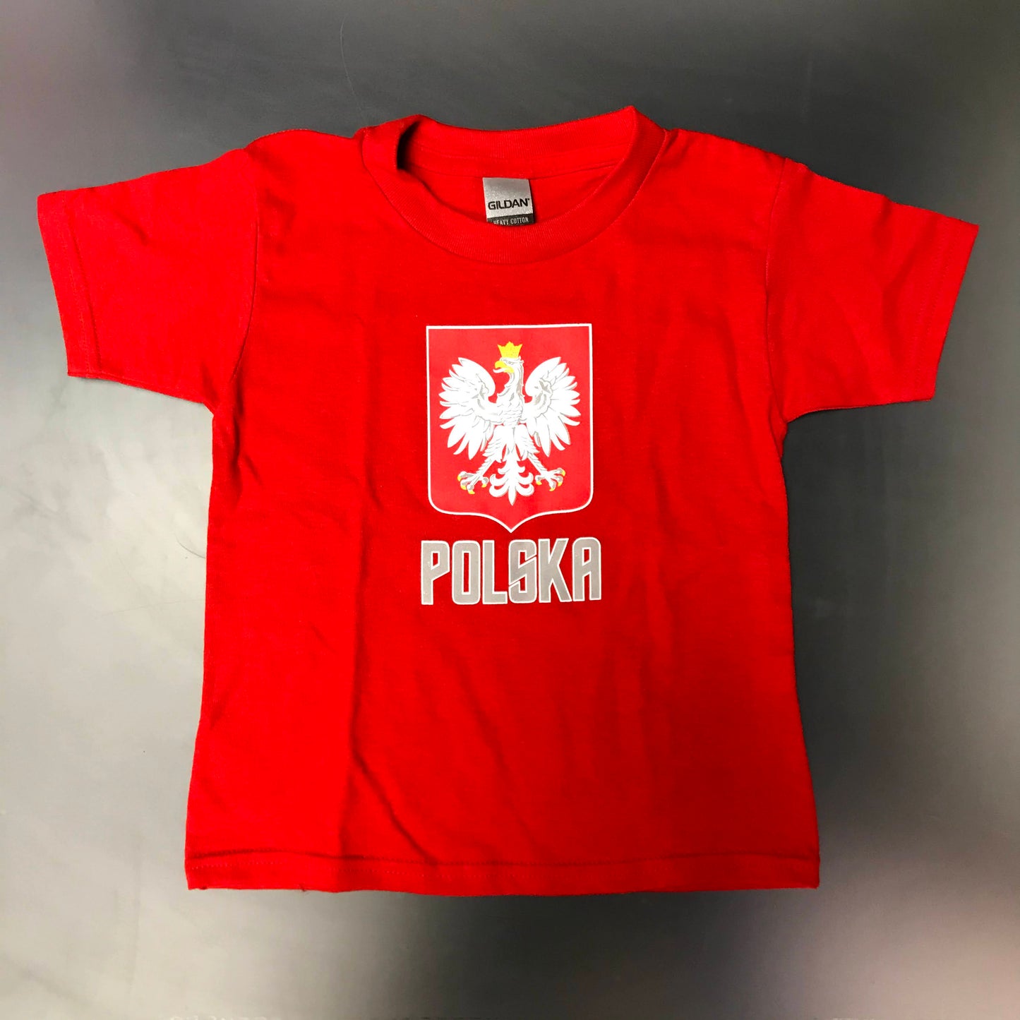 Poland Toddler Printed Polska Eagle Crest T-Shirt - Red