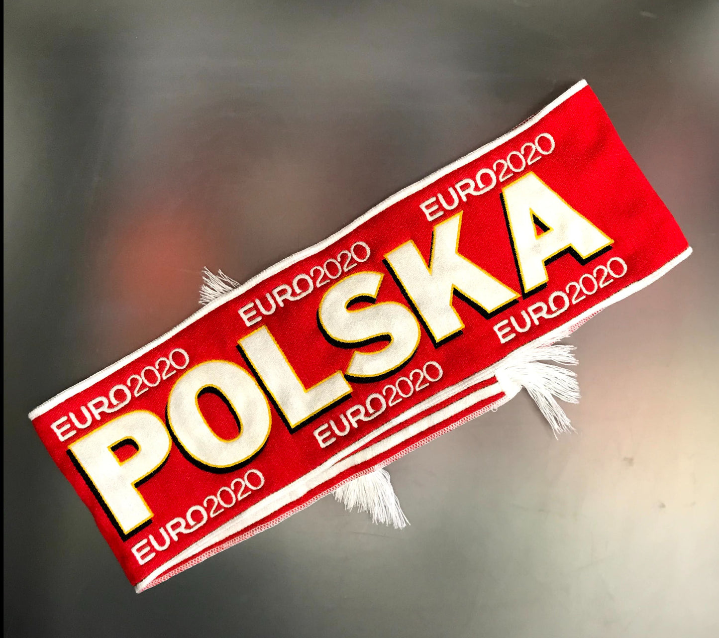 Polska Poland National Team Country Pride Scarf - Red MADE IN POLAND.