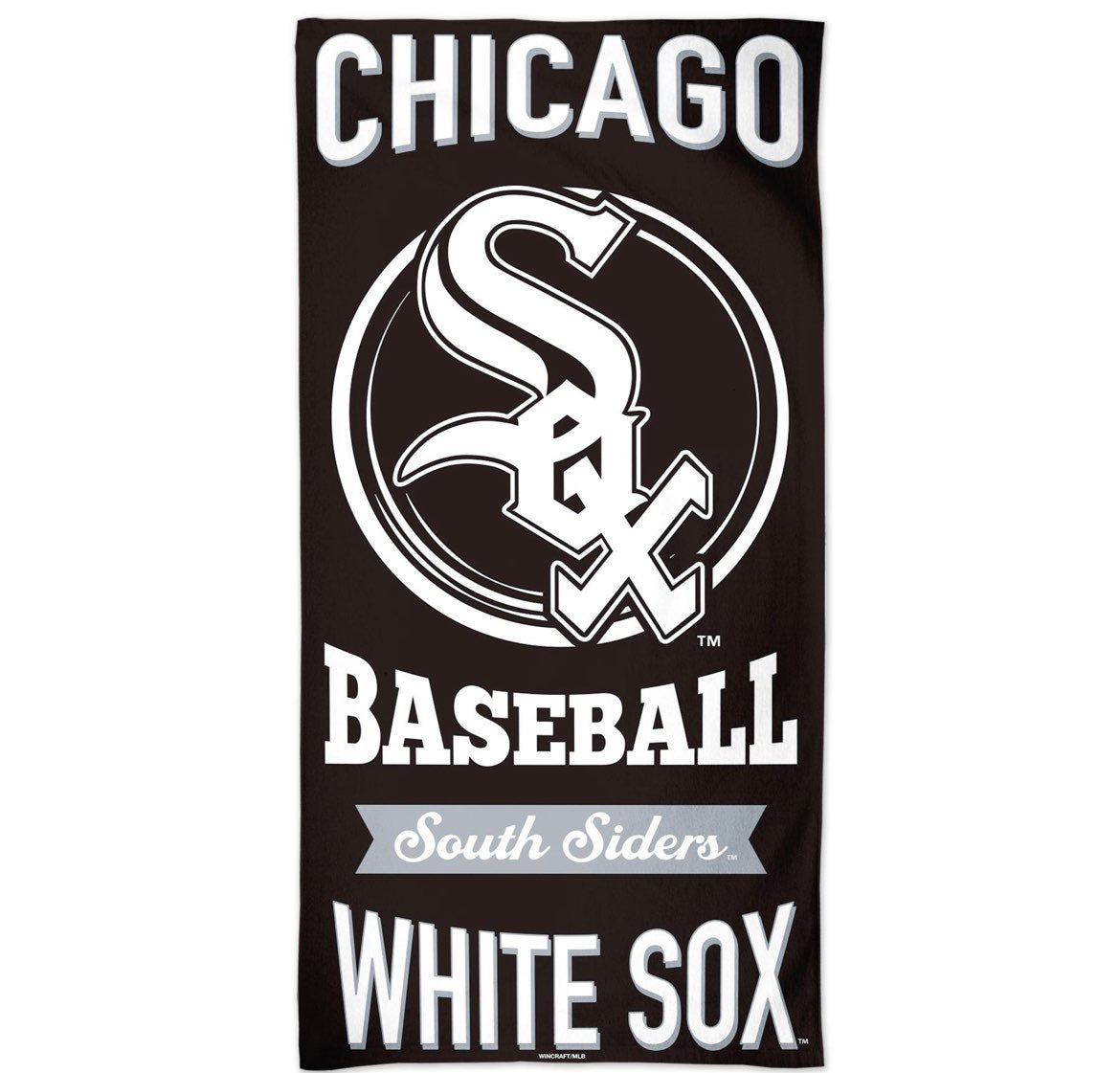 CHICAGO WHITE SOX FIBER BEACH TOWEL 9LB 30" X 60 Win Craft