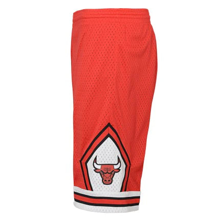 Chicago Bulls Youth  Mitchell & Ness Red Hardwood Classics Swingman Shorts