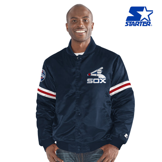 Chicago White Sox Varsity Starter Jacket  Blue