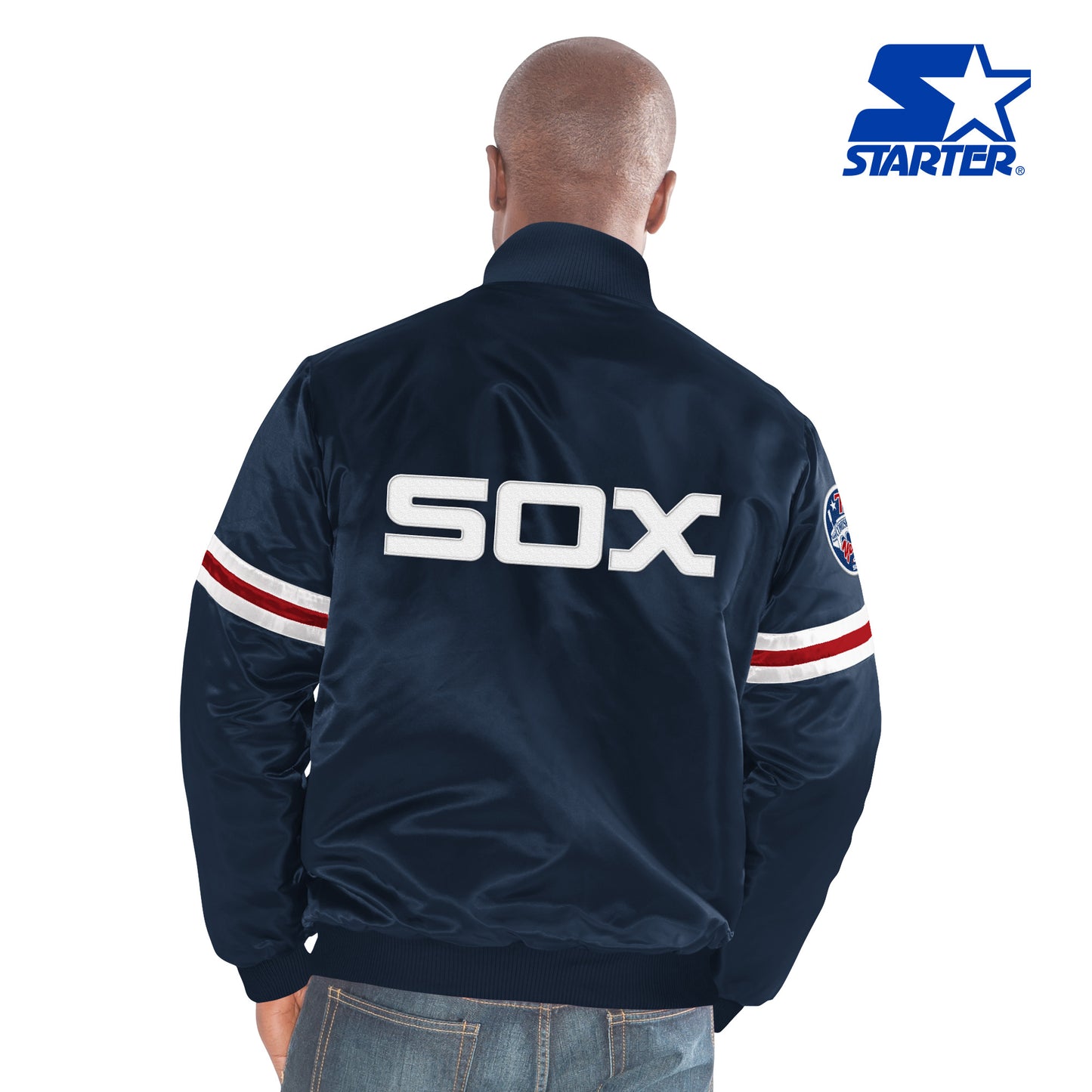 Chicago White Sox Varsity Starter Jacket Blue