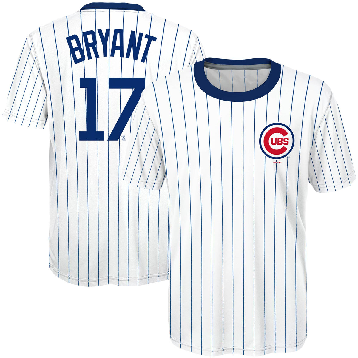 Chicago Cubs Youth Kris Bryant #17 Cooperstown Sublimated T-Shirt Jers