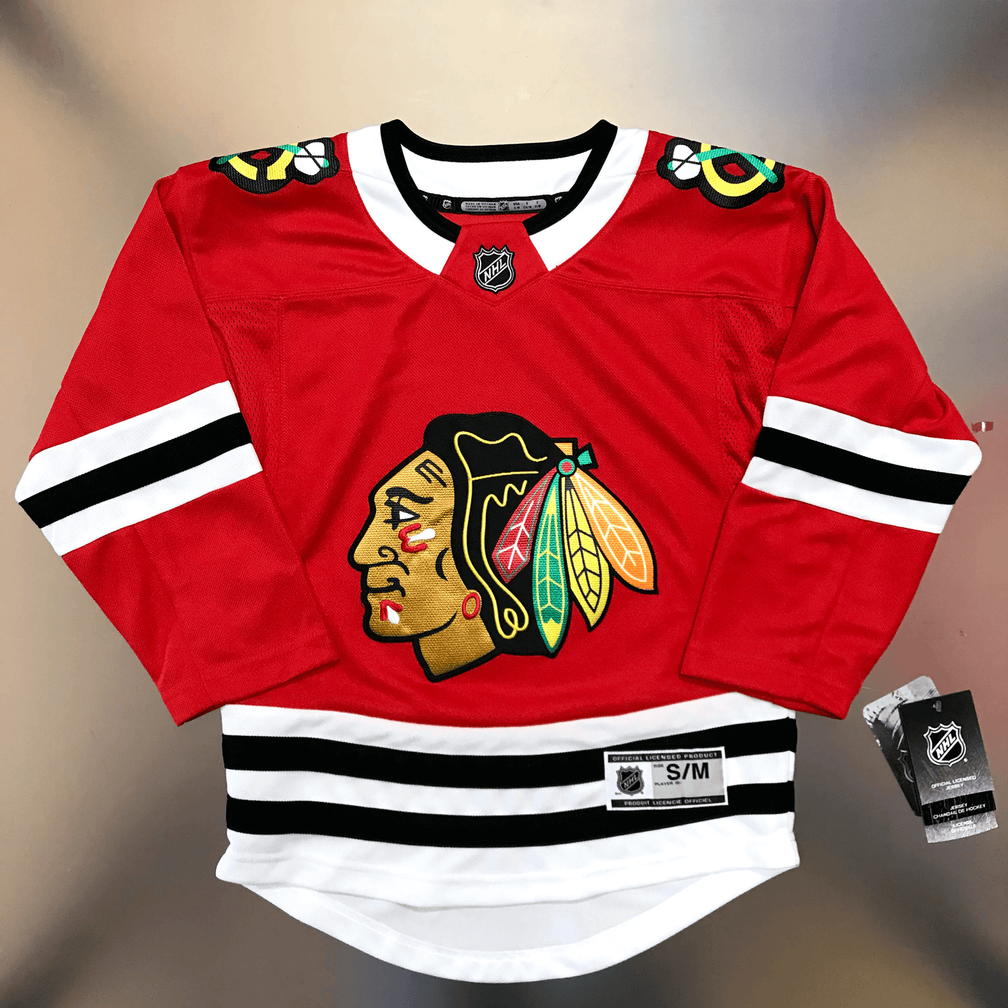 Chicago Blackhawks NHL Youth Premier Home Jersey - Red