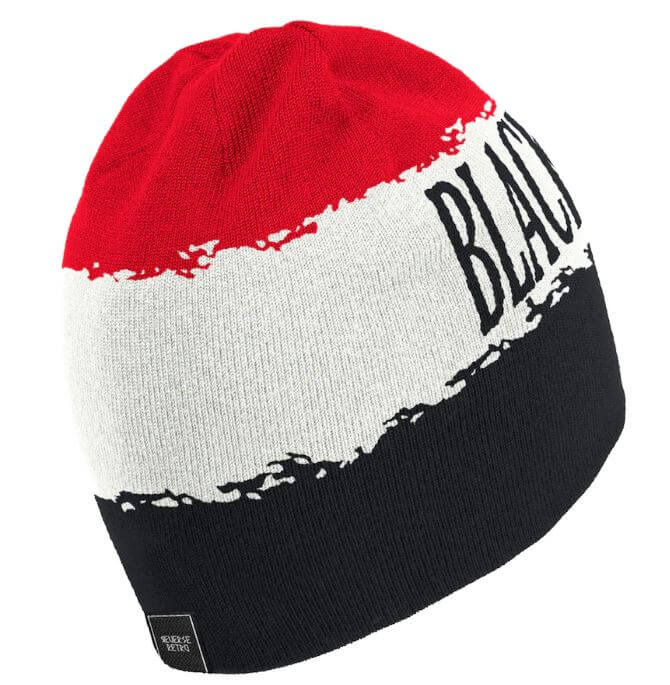 Chicago Blackhawks Men's adidas Black Reverse Retro Hat Beanie