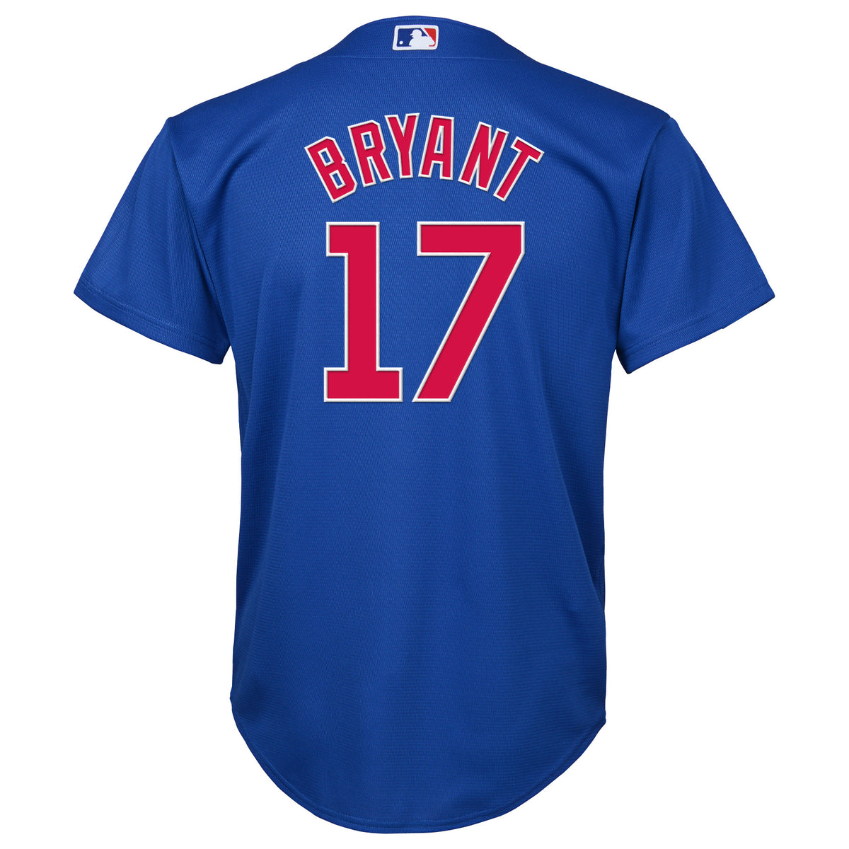 Chicago Cubs Youth Majestic #17 Kris Bryant Home Stitched Jersey - Blu