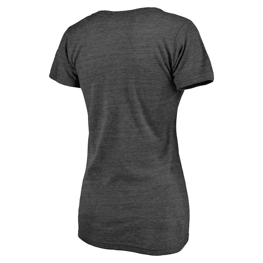 Chicago White Sox Fanatics Branded Women's Chi Sox Hometown Collection Tri-Blend V-Neck T-Shirt - Heathered Charcoal