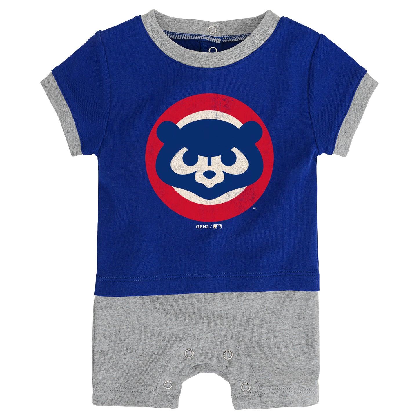Chicago Cubs Kids Base Stealer Romper Royal Blue Unisex