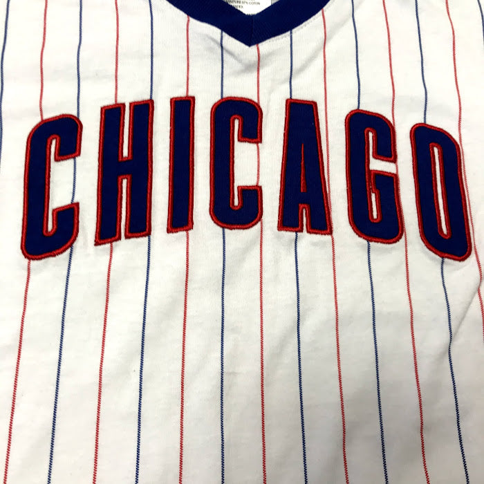 chicago cubs pinstripe t shirt