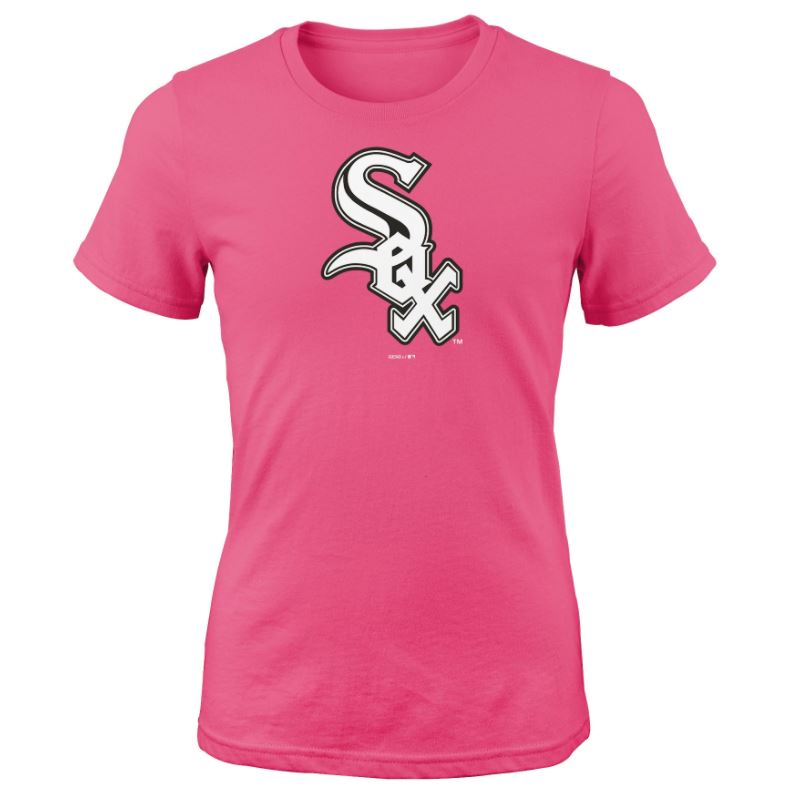 Outerstuff Chicago White Sox Youth Girls Pink T-Shirt Xl-16
