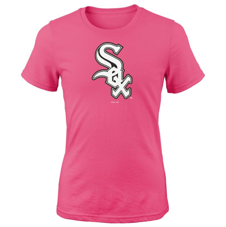 St. Louis Cardinals New Era Girls Youth Pinstripe V-Neck T-Shirt