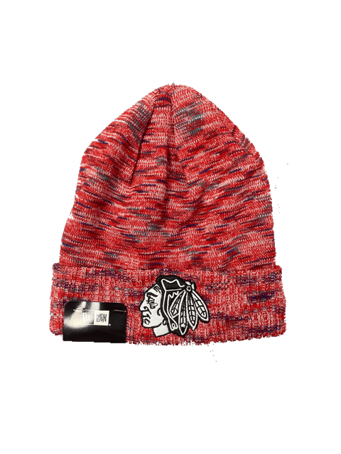 Chicago Blackhawks New Era Red Team Craze Knit Hat