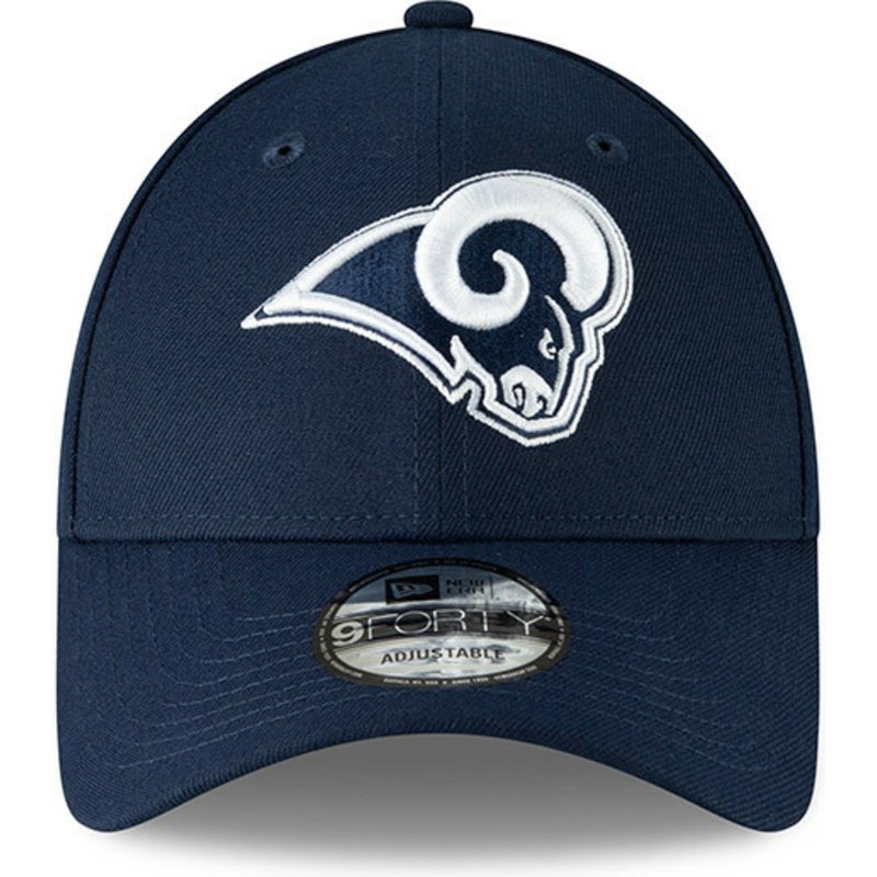 New Era Los Angeles Rams Navy The League 9FORTY Adjustable Hat