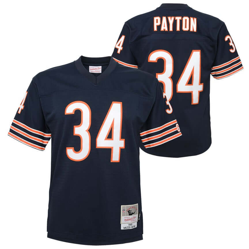 Men's Mitchell & Ness Walter Payton Navy Chicago Bears Legacy Replica Jersey Size: Small