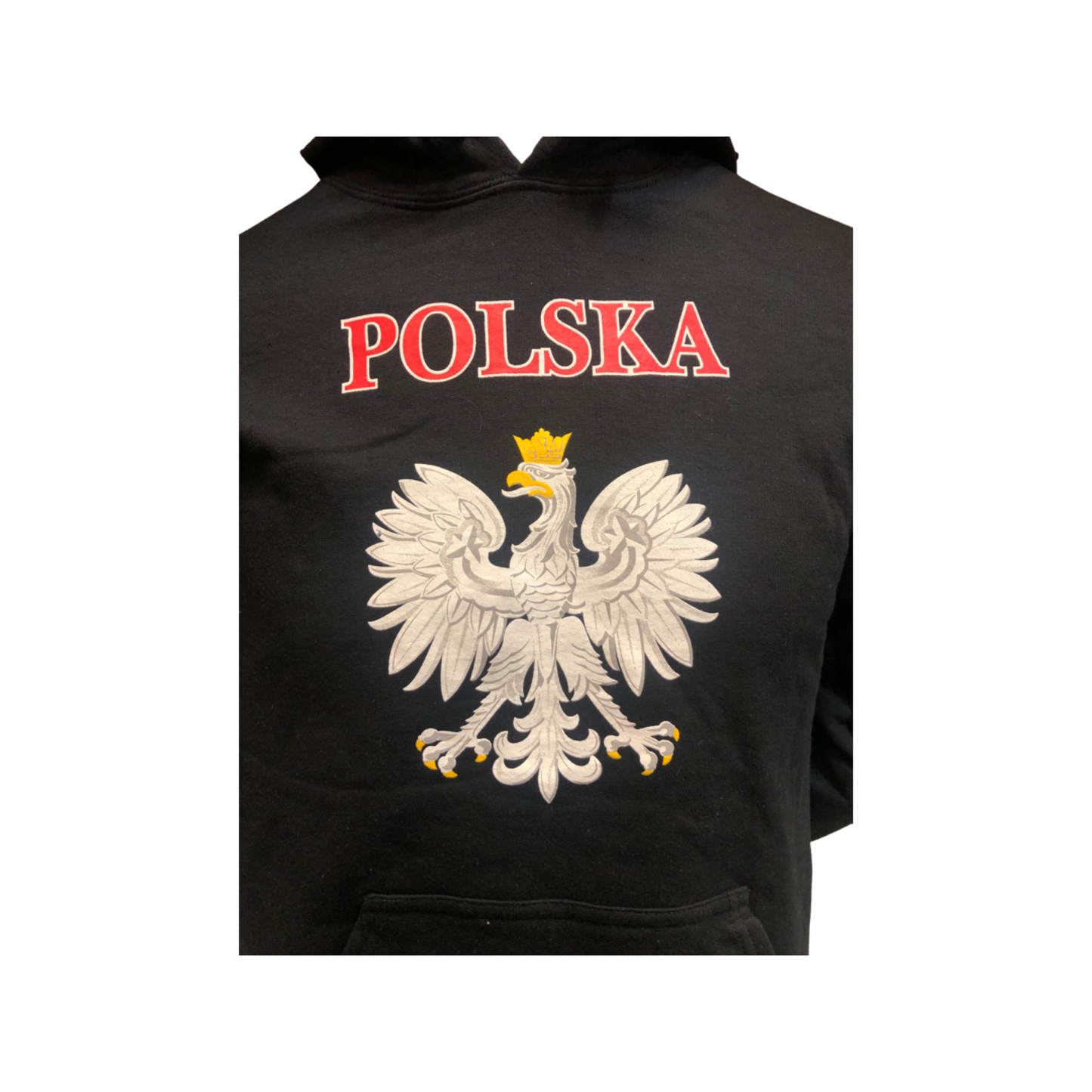 Polska Hoodie Black-Red- White Polish Eagle