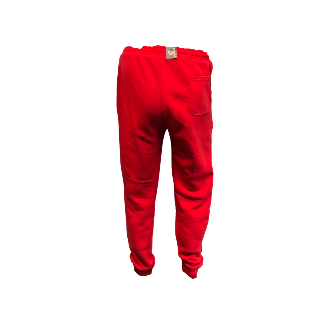 Sweatpants Red Joggers with Polish Eagle