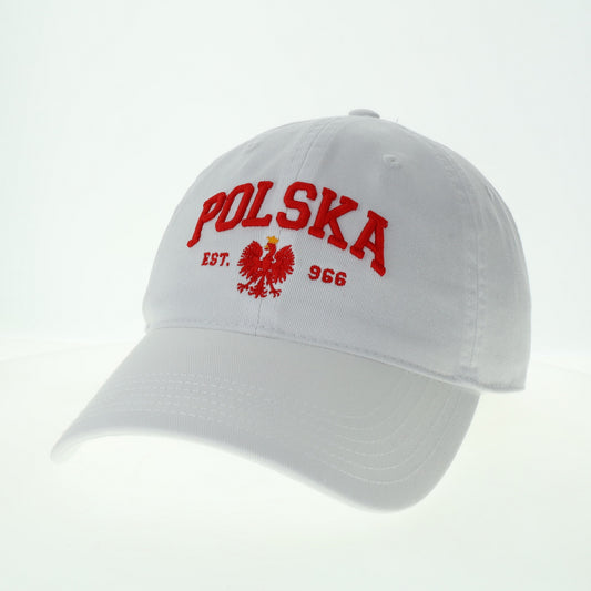 Polska Legacy Hat Relaxed Twill Polish Eagle Est. 966
